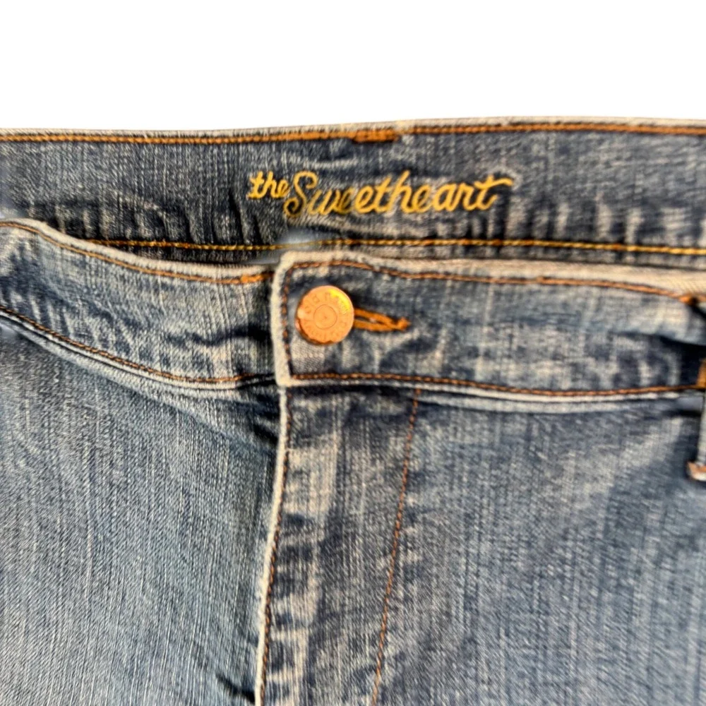 Old‎ Navy Sweetheart Womens Flare Jeans Mid Rise Y2K Style Size 18 - Picture 2 of 11